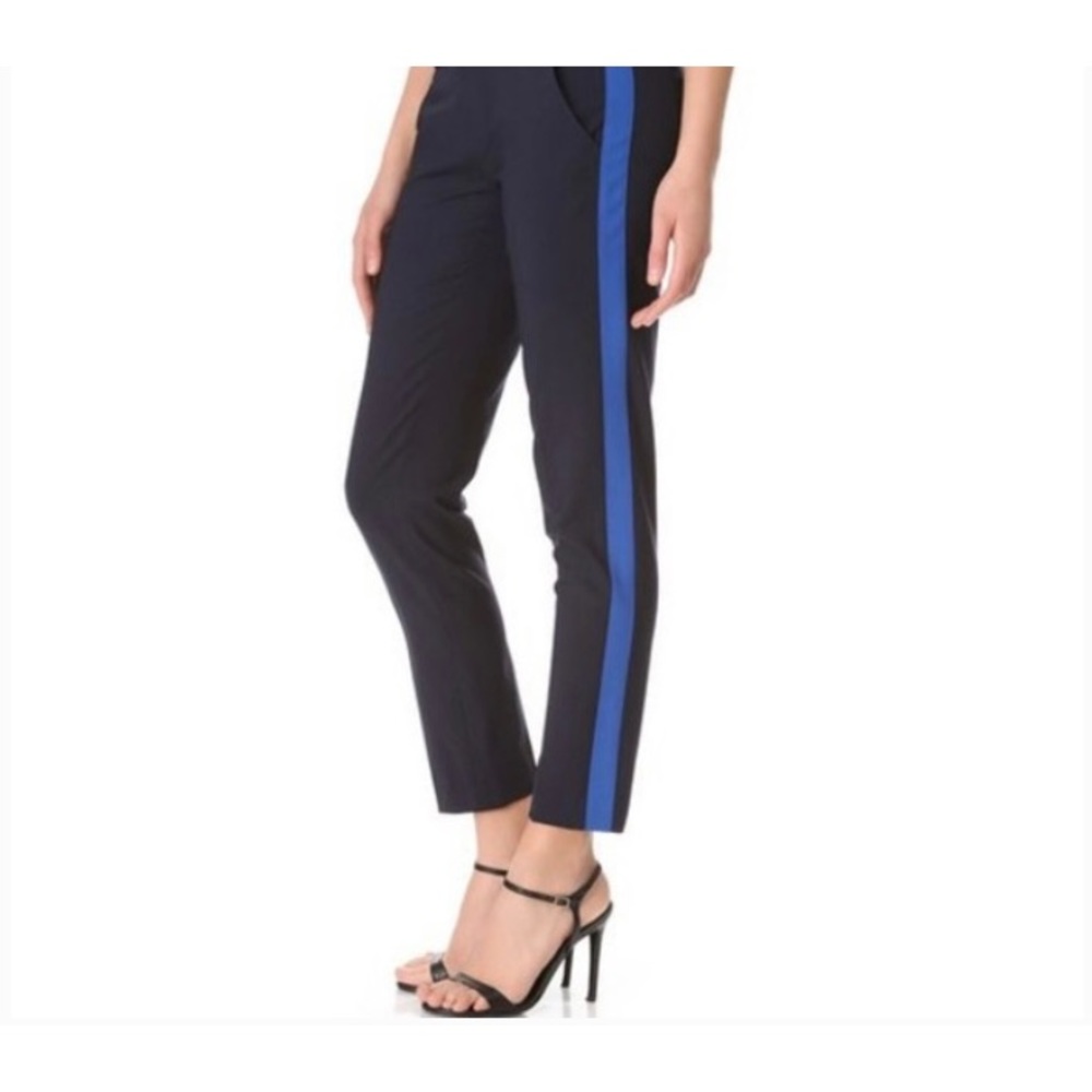 Vince Navy Wool Trousers